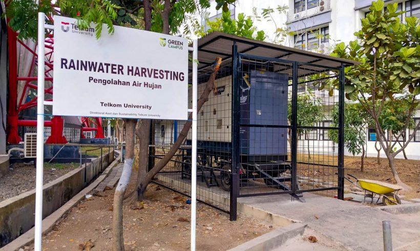 Mengoptimalkan Pengolahan Air Hujan di Kampus Telkom University