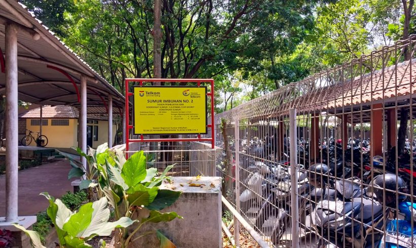 Sumur Imbuhan No.2 di Samping Kiri Masjid Syamsul Ulum (MSU) Telkom University: Sumber Air Bersih untuk Masa Depan Berkelanjutan